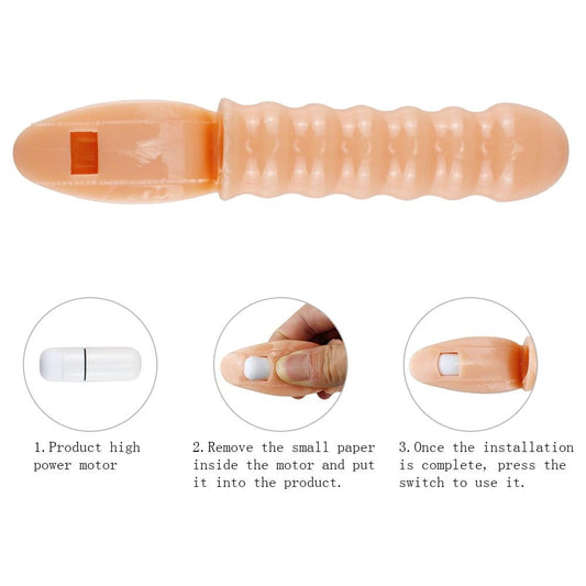 Finger Vibrators Clitoris Stimulation Sex Toys For Woman Brush Vibrating Finger Sleeve G Spot Massager Adult Sex Product