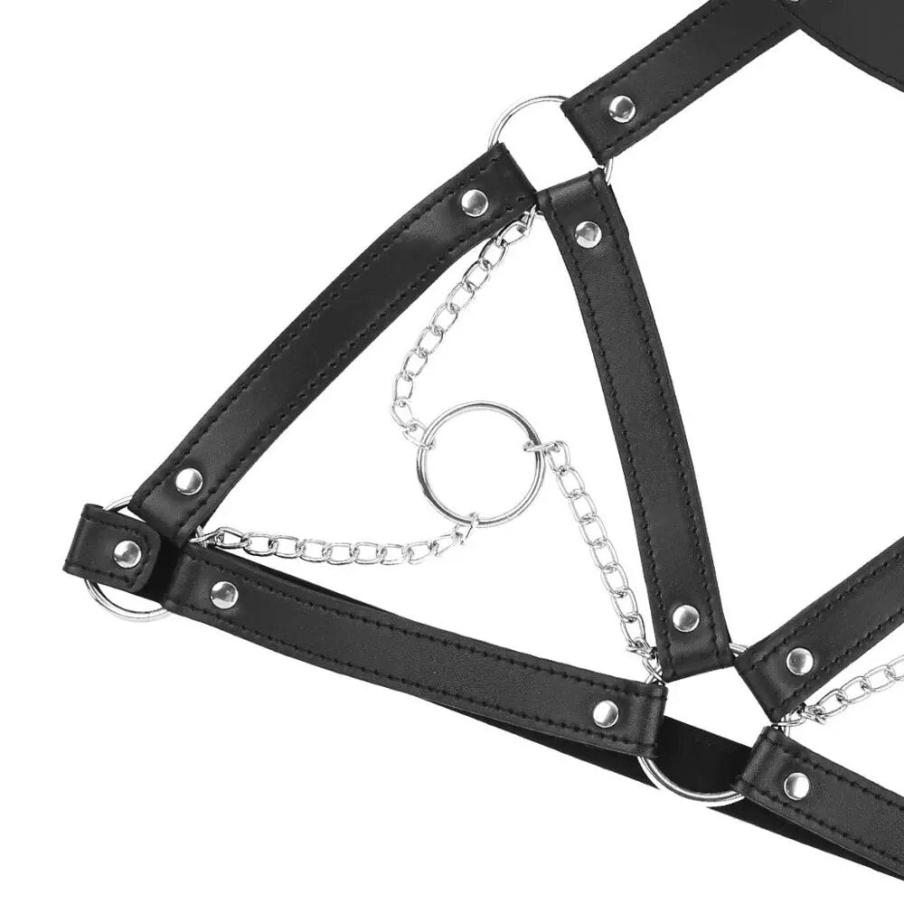Fetish BDSM Bondage Sexy Lingerie Underwear Collar Body Harness Sex Toys Dresses for Women Couples Adults Belt Chain Slave 18+