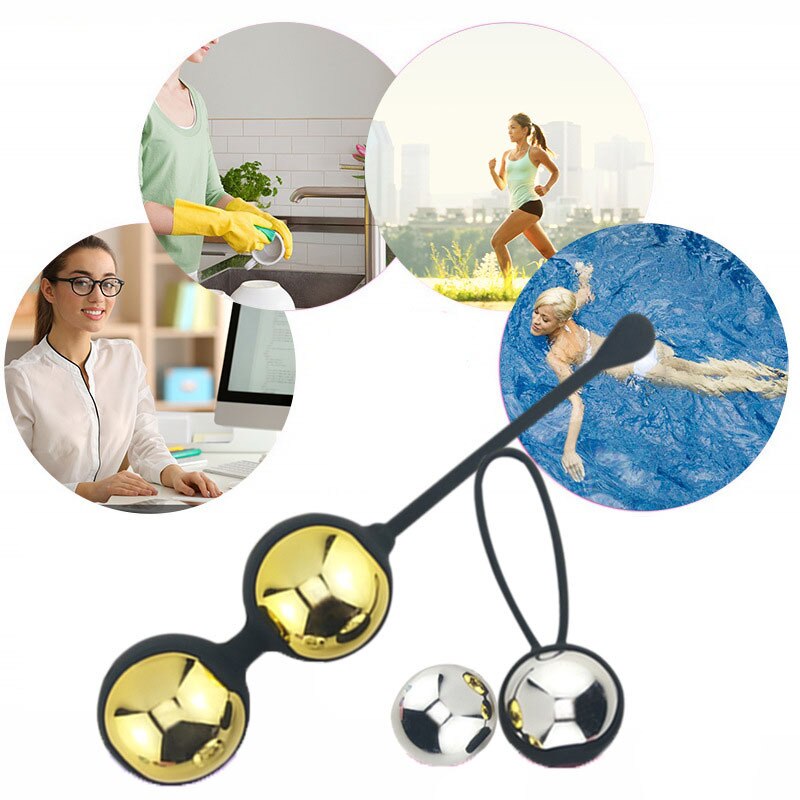 4PCS Vaginal Ball Set Sex Toys for Women Intimate Kegel Muscle Exerciser Vagina Muscle Tighten Exercise Geisha Balls Magic Kegel