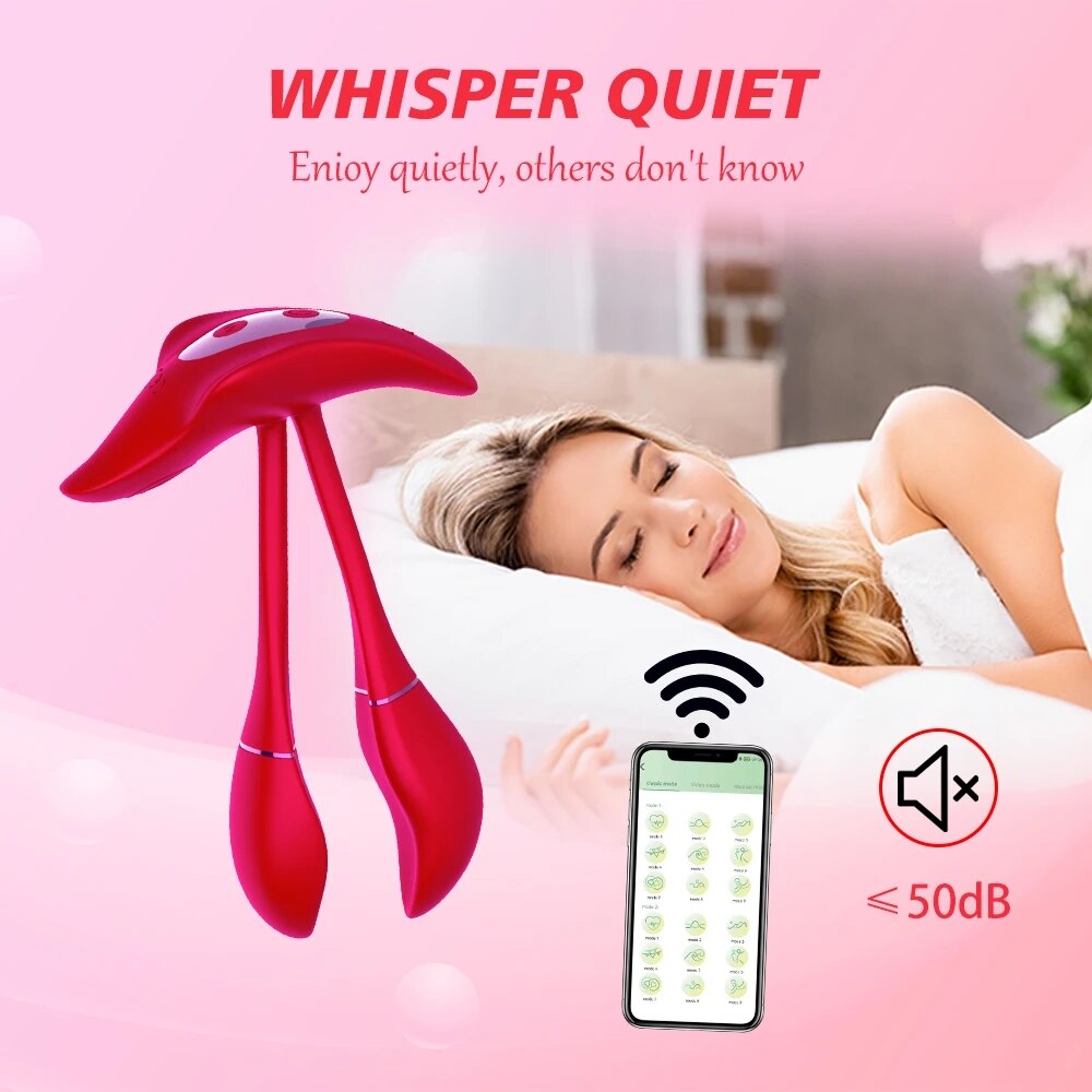 รีโมทแอป Control G Spot Vibrator สำหรับผู้หญิง Clitoris สั่นสะเทือนนวดผู้หญิง Masturbator