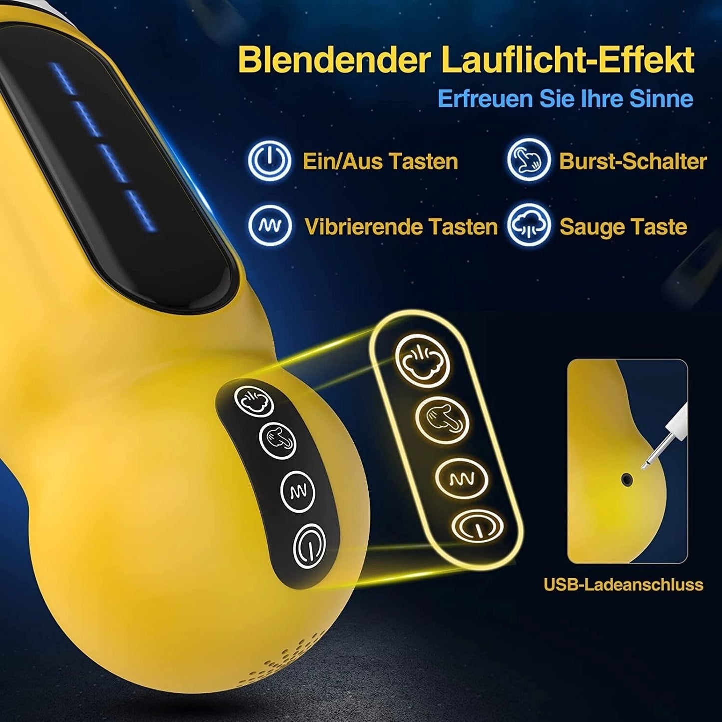 Automatic Masturbator Male, 10 Powerful Vibrations, Soft Pocket Pussy Sex Toy, Realistic Vagina, Blowjob, Oral Adult Toy