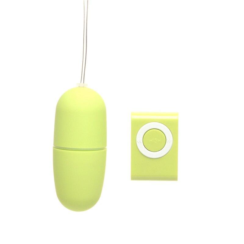 5 Colors Waterproof Portable Wireless  MP3 Vibrators Remote Control Women Vibrating Egg Body Massager Sex Toys for Woman