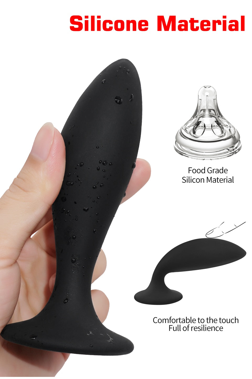 3pcs Anal Plugs Buttplug Training Set Silicone Suction Anus Sex Toys for Women Men Male Prostate Massager Butt Plug Gay Bdsm Toy