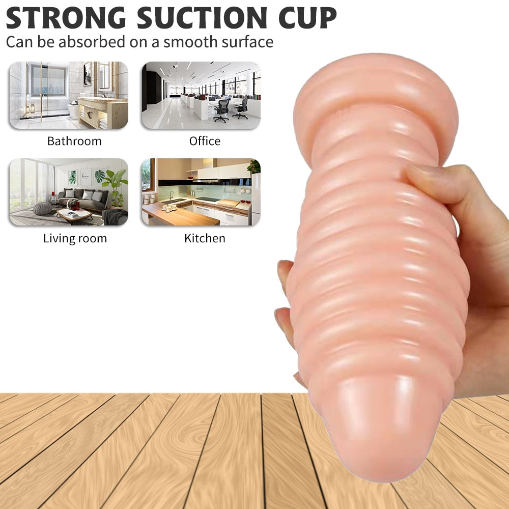 Huge Butt Plug Sex Shop Anal Plug with Powerful Sucker Adult Products Female Masturbator Prostate Massager Sex Toys for Couple