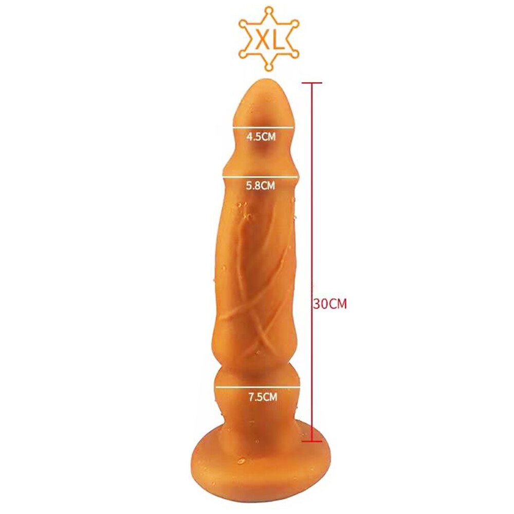 Huge Butt Plug Sex Shop Soft Material Anal Plug with Powerful Sucker Adult Product Female Masturbator Erotic Sex Toys for Couple