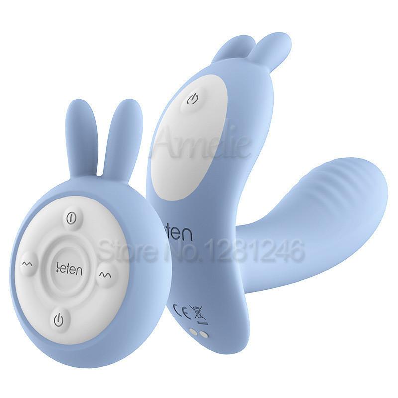 Leten 10 Speeds Heating Vibrator Clitoris G-spot Massager Remote Control Vibrator Wireless Strap on Panties Sex Toys for Women