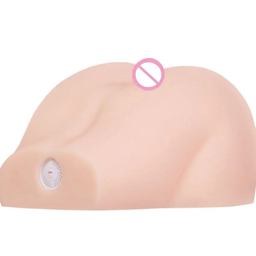 Leten AV Star Soft ที่สวยงาม Big Butt แบบ Dual Hole ซิลิโคน Anal Vagina Vibrating ช่องคลอดก้น Inverted ของเล่นหีสำหรับผู้ชาย