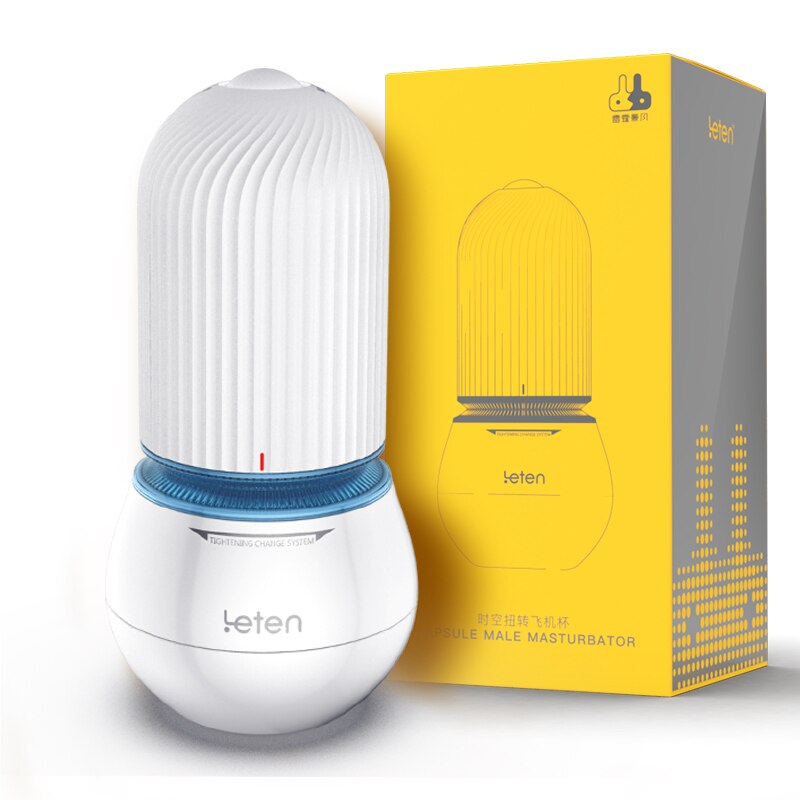 Leten Adjustable Air Sucking Male Masturbator Cup Blowjob Sex Machine Vagina Glans Stimulator Oral Sex Toys for Men Masturbation