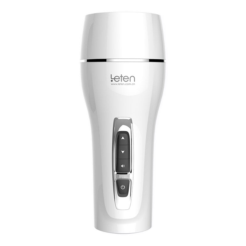 Leten Clamp Sucking Vibrating Male Masturbator Cup ช่องคลอดเสมือนจริงสำหรับผู้ชาย เครื่องช่วยสำเร็จความใคร่ชาย ร้านค้าเซ็กส์ทอยสำหรับผู้ชาย