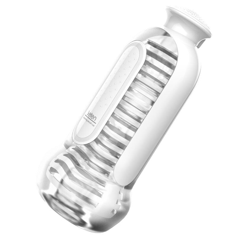 Leten TPE Material SPA สะโพกจำลอง เครื่องช่วยบริหารอวัยวะเพศชายแบบแมนนวลสำหรับผู้ชาย มีเสียงเล้าโลม อุปกรณ์สำเร็จความใคร่สำหรับผู้ใหญ่