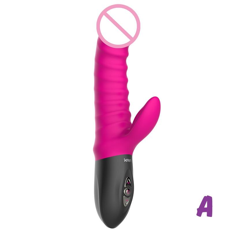 Leten Thrusting Vibrator Heating Electromagnetic Pulse Sex Toys for Woman