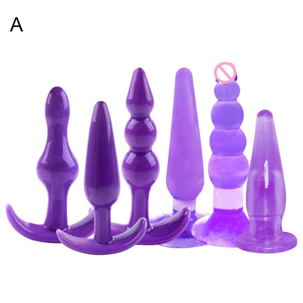 Massager Massage Sex Toy Butt Plug 6Pcs/Set Anal Trainer Kit Butt Plugs Couple Flirting Prostate Massager