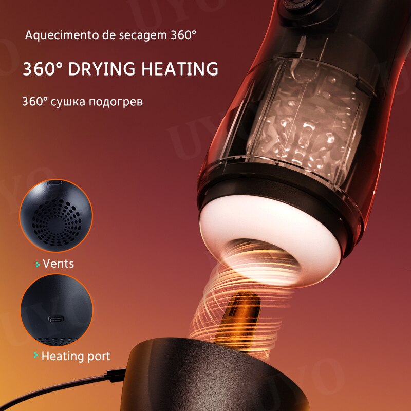Masturbation สำหรับชาย Automatic Piston Telescopic อัจฉริยะอมควยดูด Mastubator Sex Machine สำหรับชายผู้ใหญ่ของเล่นสำหรับชาย