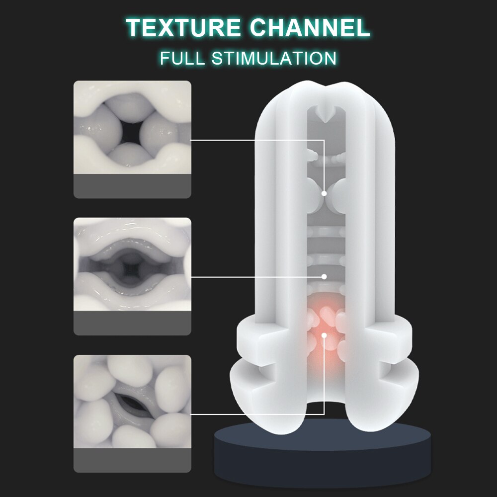 ชาย Masturbation Vibrator Soft หีดูดเซ็กซ์ทอยที่สมจริงช่องคลอดช่องคลอด Masturbator ซิลิโคนพ็อกเก็ตหี Aldult Sex Shop