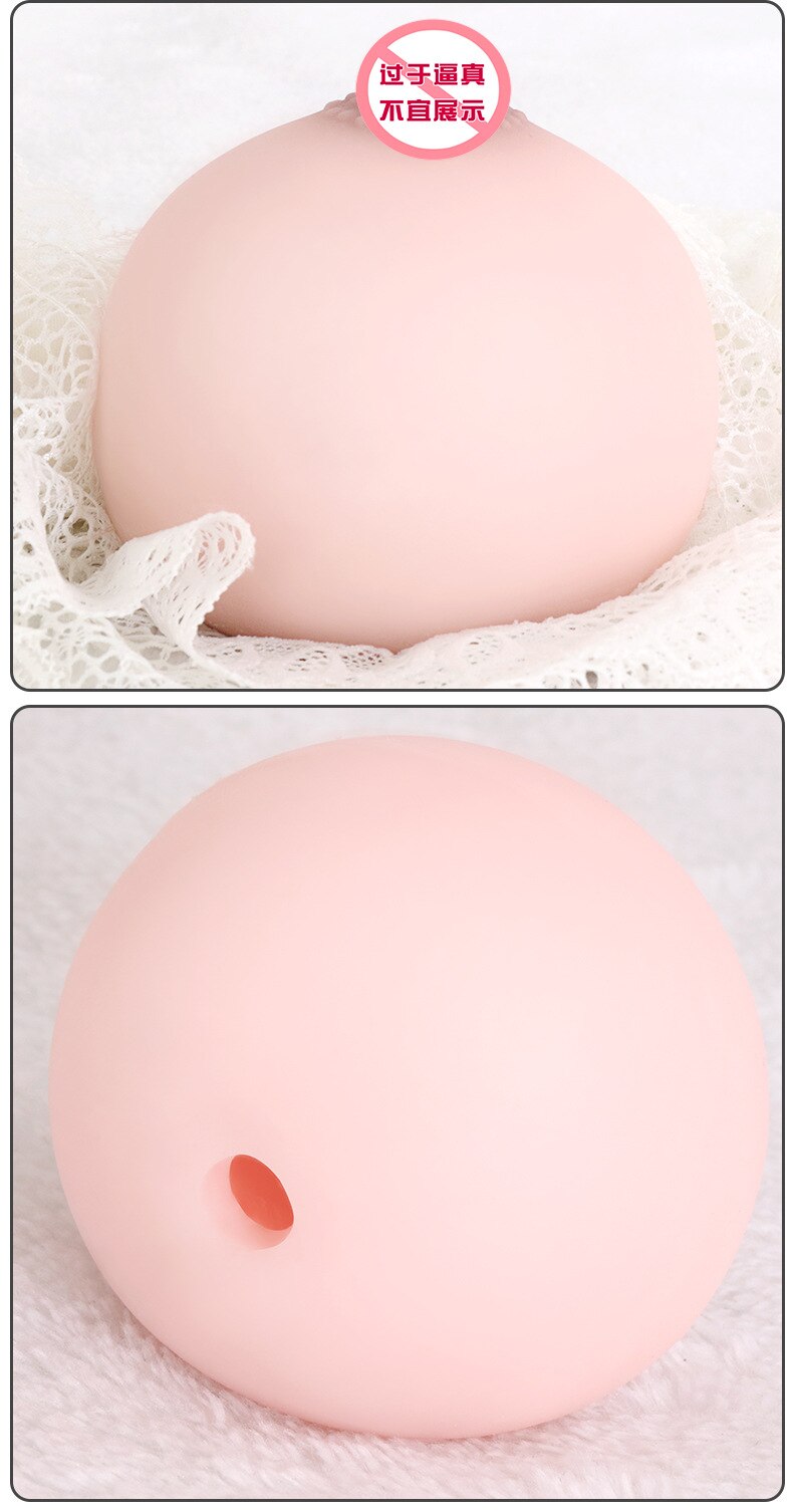 หน้าอกปลอมชาย Masturbation ซิลิโคนมินิหน้าอกช่องคลอดนวดเครื่องบินถ้วยผู้ใหญ่เซ็กซ์ทอย Shop Mimi Ball