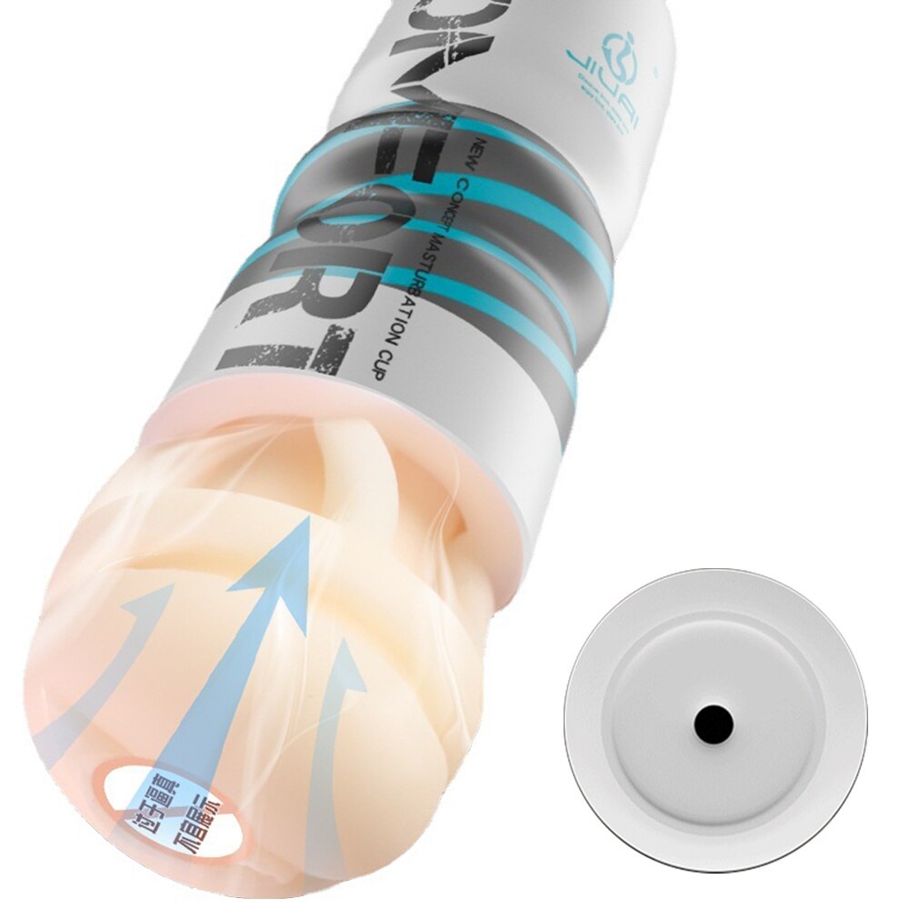 ชาย Masturbator คัพสำหรับชายอวัยวะเพศชายนวดอมควยเครื่องจริงช่องคลอดปาก Anal สูญญากาศพ็อกเก็ตหี Masturbation ถ้วยเซ็กซ์ทอย