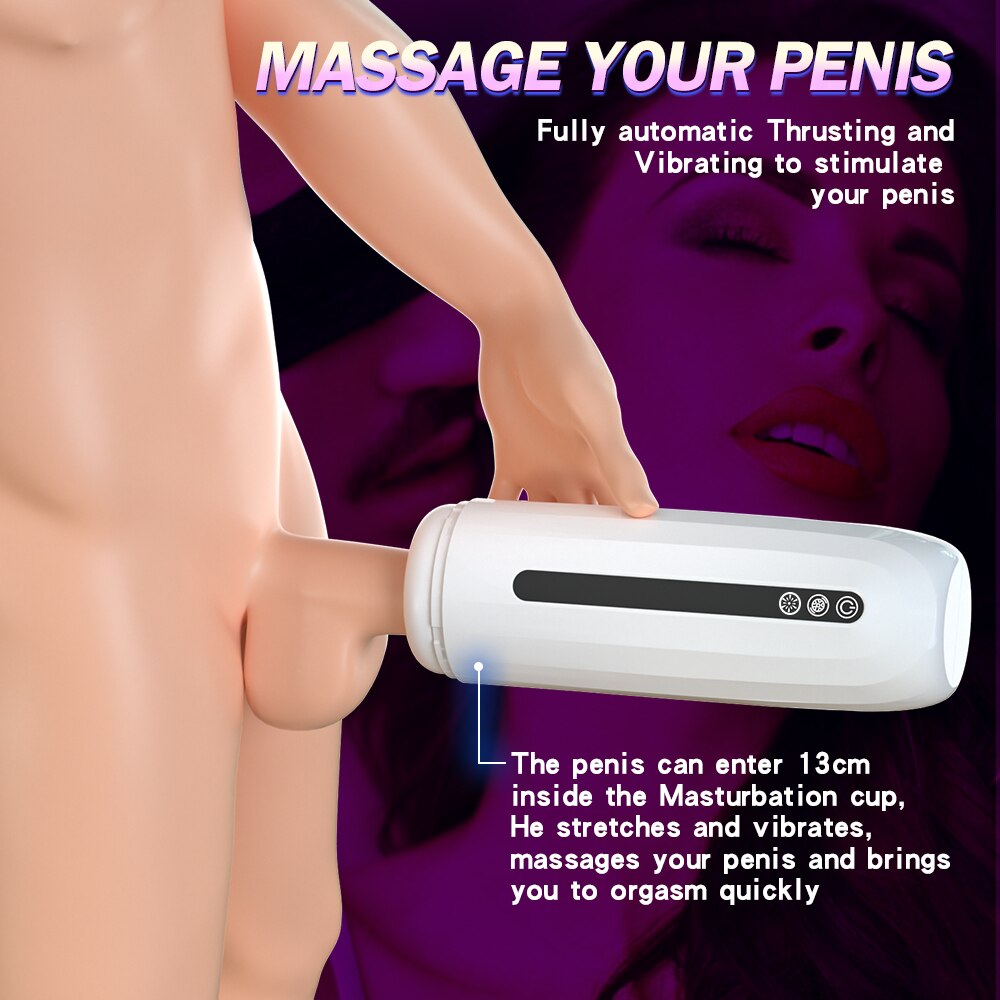 อัตโนมัติใส่ชาย Masturbator ถ้วยดูดซิลิโคนที่สมจริงช่องคลอด Mens หัวเต่า Masturbating Mens ของเล่นเพศผู้ใหญ่