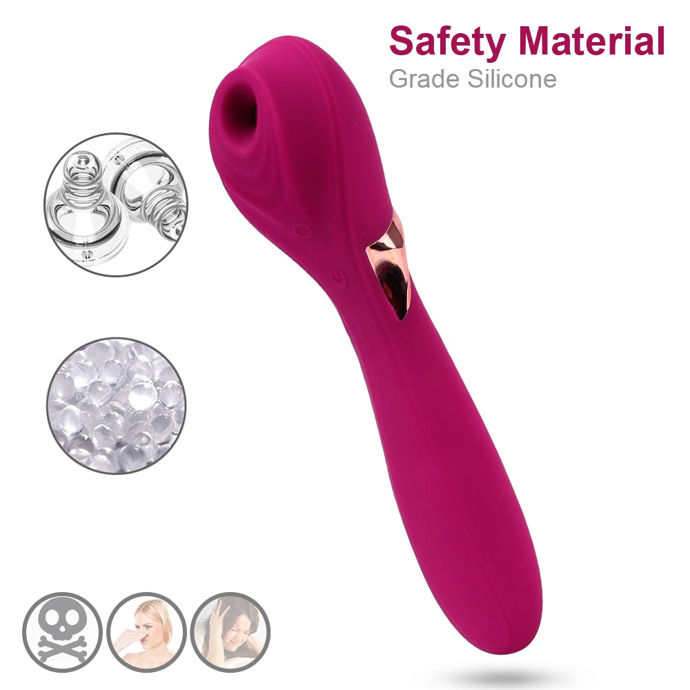 Masturbator Nipple Massage Clitoris Stimulator Blowjob Oral Vagina Sucking Vibrator Clit Sucker Sex Toys for Adult Women