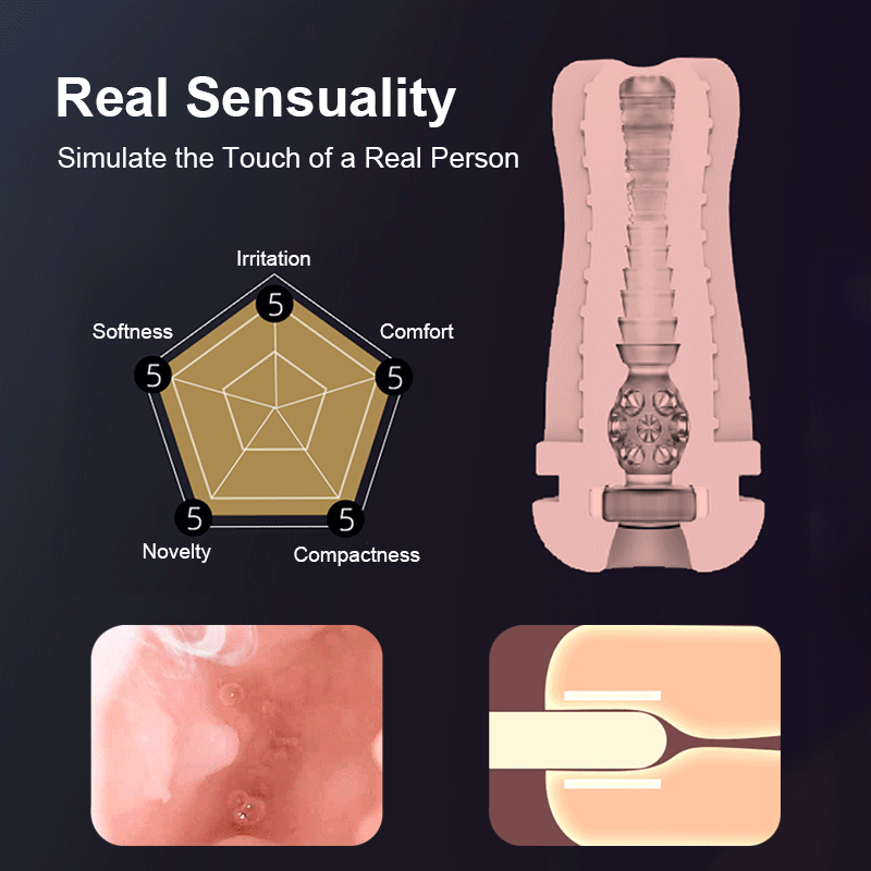 Automatic Suction Male Masturbator One-Click Orgasm Suction 7-Mode Vibration 3D Realistic Vagina Pussy Oral Sex Toy for Men