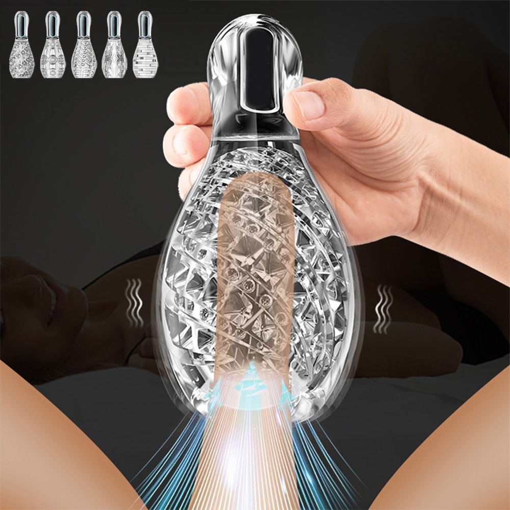 อัตโนมัติดูดชาย Masturbator จริง Oral Sex Glans เทรนเนอร์นวดอวัยวะเพศชาย Cock ขยาย Glans Vibrator เซ็กซ์ทอยสำหรับชาย