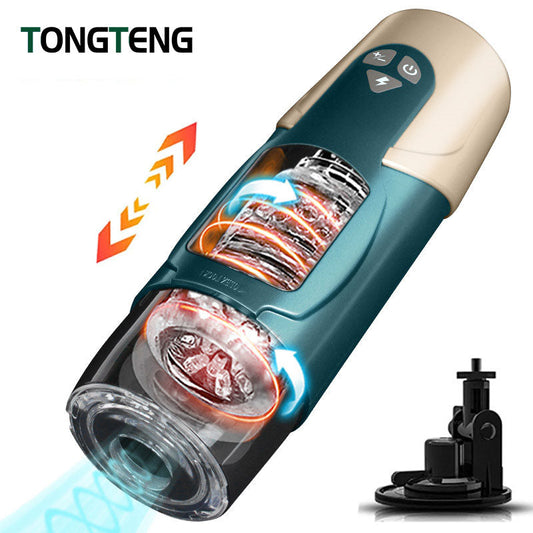 Masturbator อัตโนมัติแบบลูกสูบสำหรับผู้ชายของเล่นเพศผู้ใหญ่ blowjob สำหรับช่องคลอดสำเร็จความใคร่