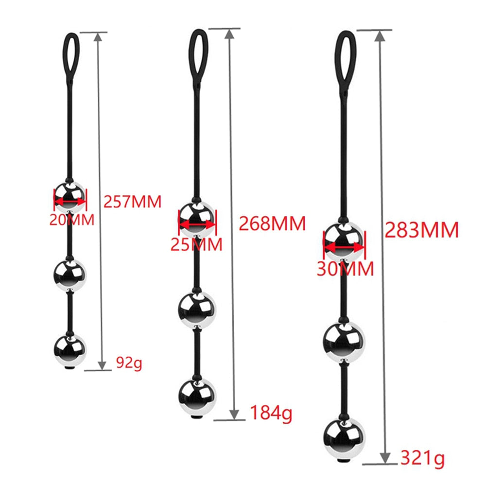 Metal Geisha Balls Vaginal Balls Kegel Ball Ben Wa Ball Anal Beads Vagina Tighten Exercise Anal Plug Sex Toy for Women Sex Shop