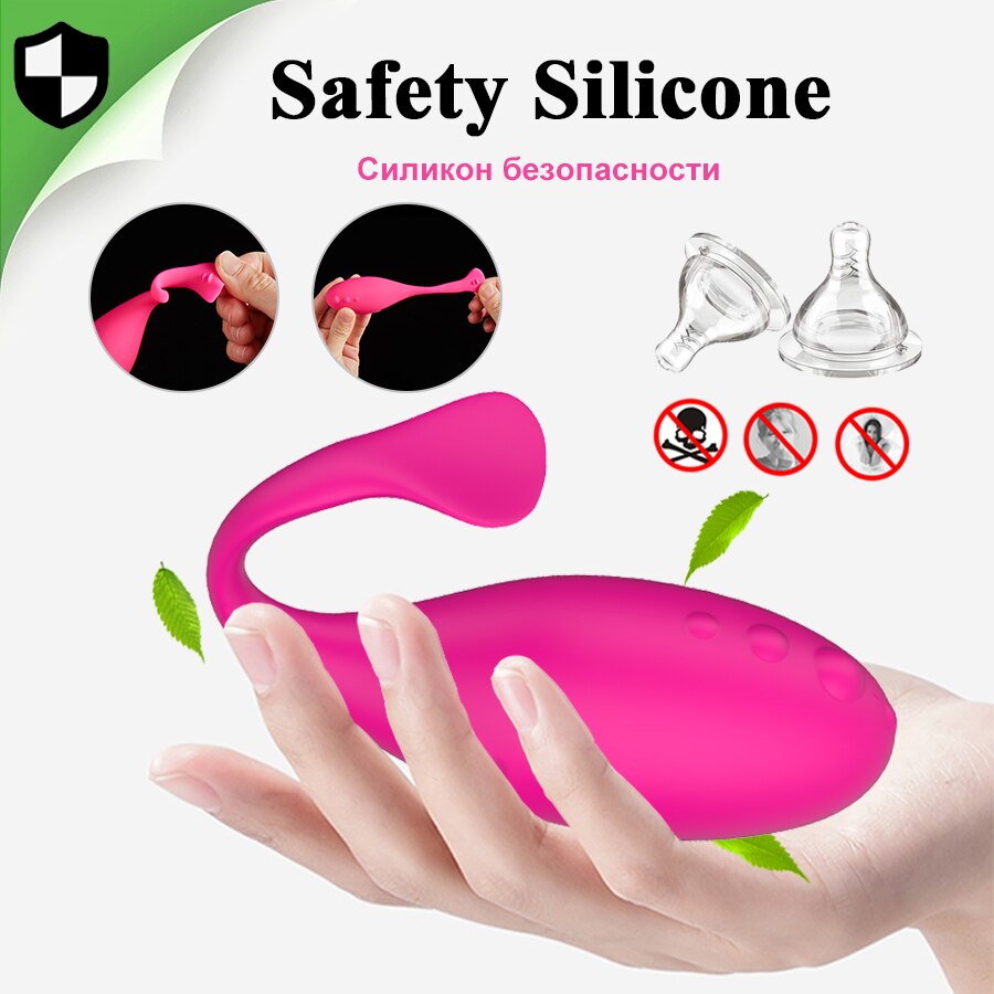 POMELOK Vibrator for Women Wireless Remote Vibrating Egg Vagina G-Spot Anal Stimulation Wear Vibrator Panties Sex Toy for Couple