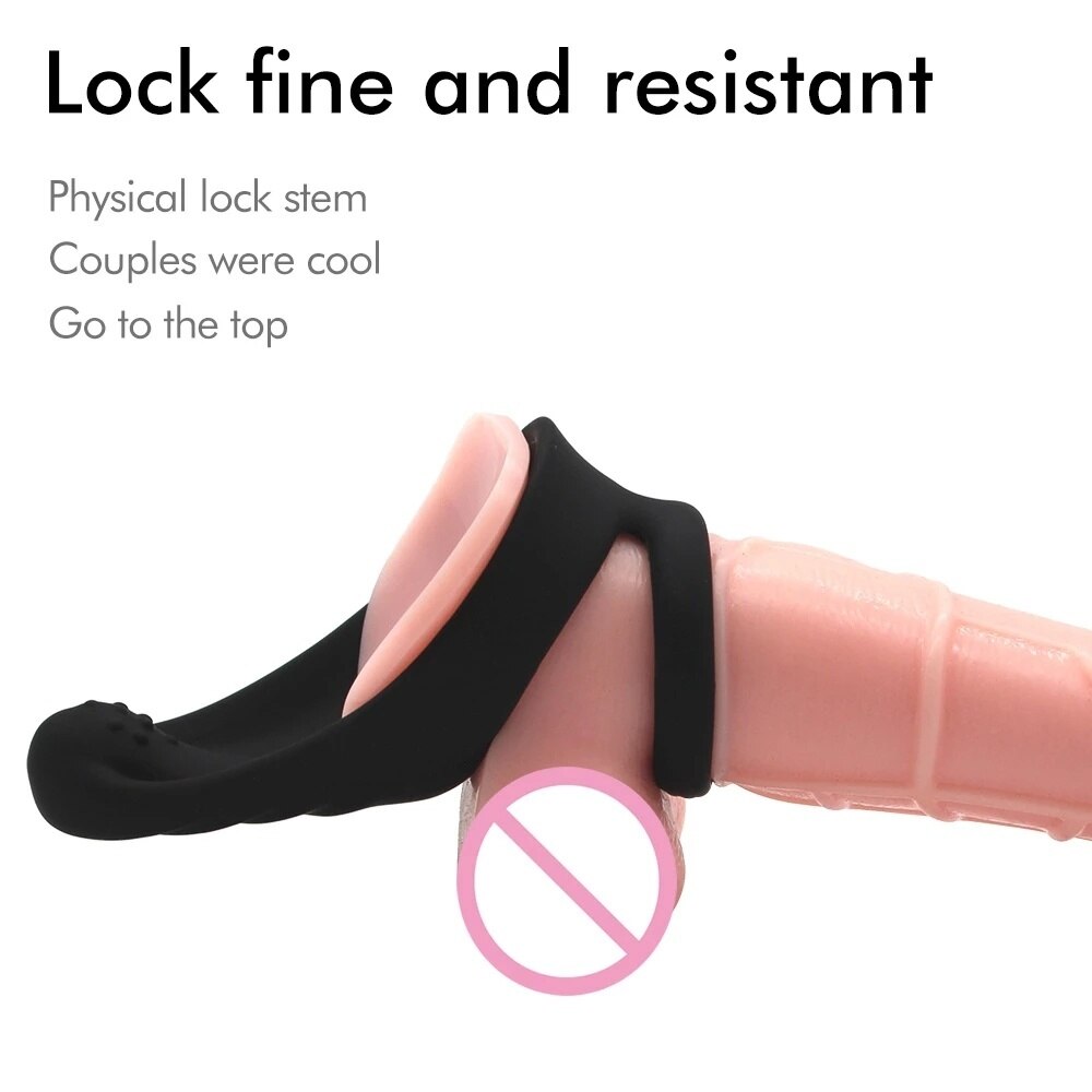 Penis ring, couple ring, delay ejaculation scrotum tie ring, sex toy for men, erection, prostate massage
