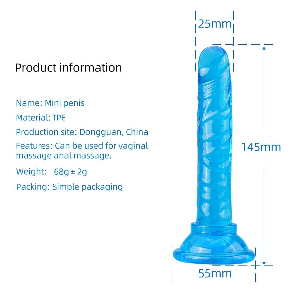 Realistic Dildo Vagina Anal Butt Plug Penis with Suction Cup No Vibrator Sex Toys for Woman Masturbation Adult Toys