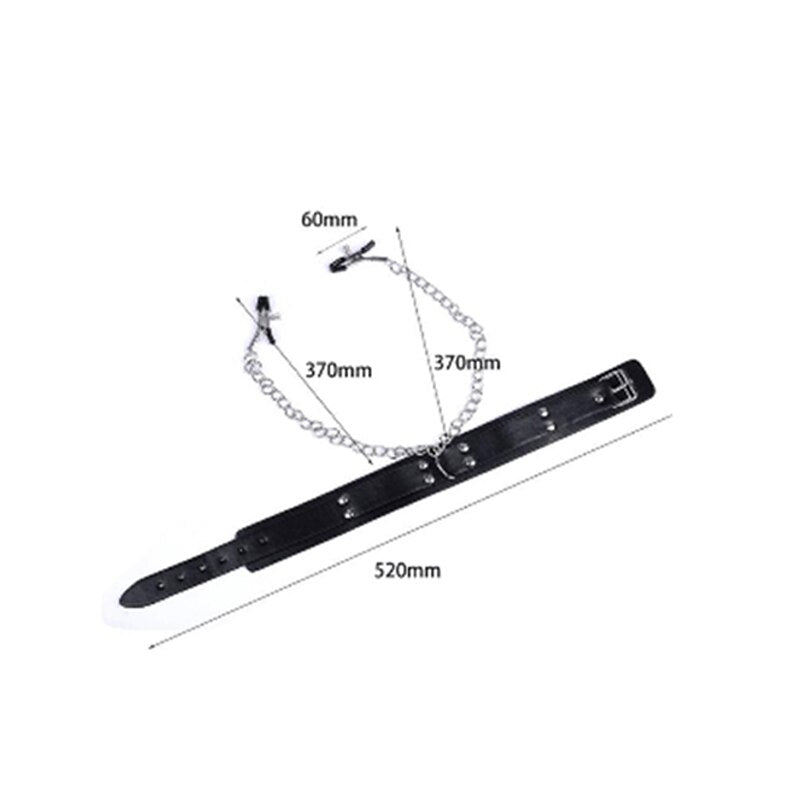 Restraint Handcuffs Neck Sex Collar Leash Bedroom Flirting BDSM Slave Sex Toys for Women Couples Games No Anal Plug Sexy Toys