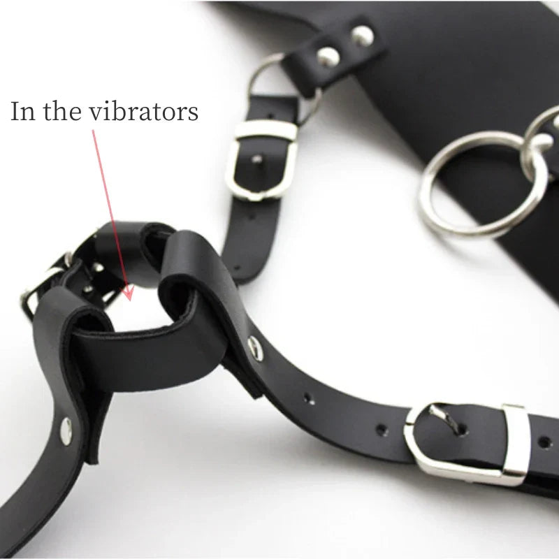 Women Chastity Pants Sexy Lingerie Panties Harness Leather Thong Underwear Bdsm Bondage Restraint Erotic Sex Toys for Women