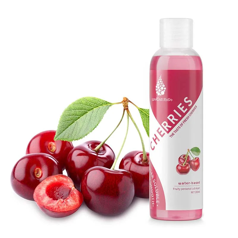 Fruit flavor Water Based Lubricant Lube Lubricants Gel Easy To Clean Products Lubricating Lotion 200ML