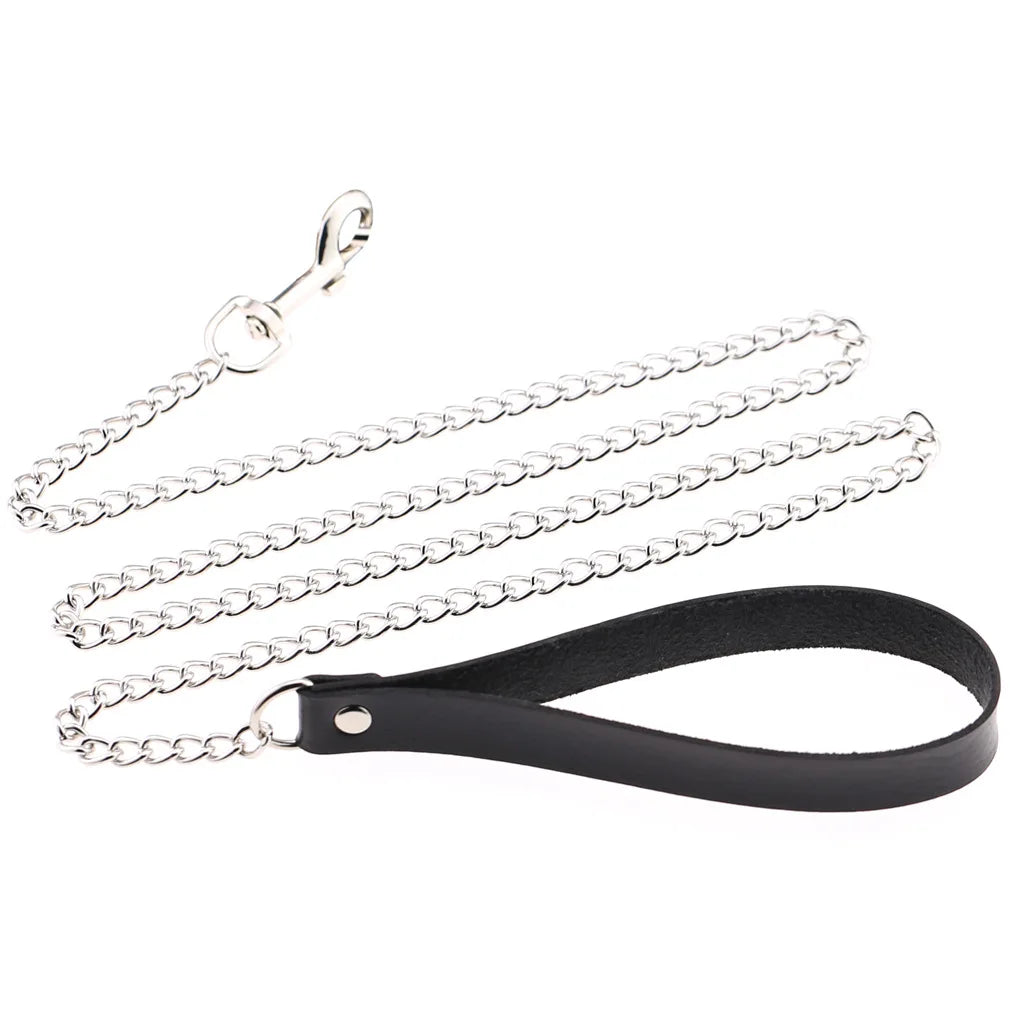 BDSM Different Style Fashion Punk Men Torques Necklace Gothic PU Leather Choker Collar Necklace Women Body Chain