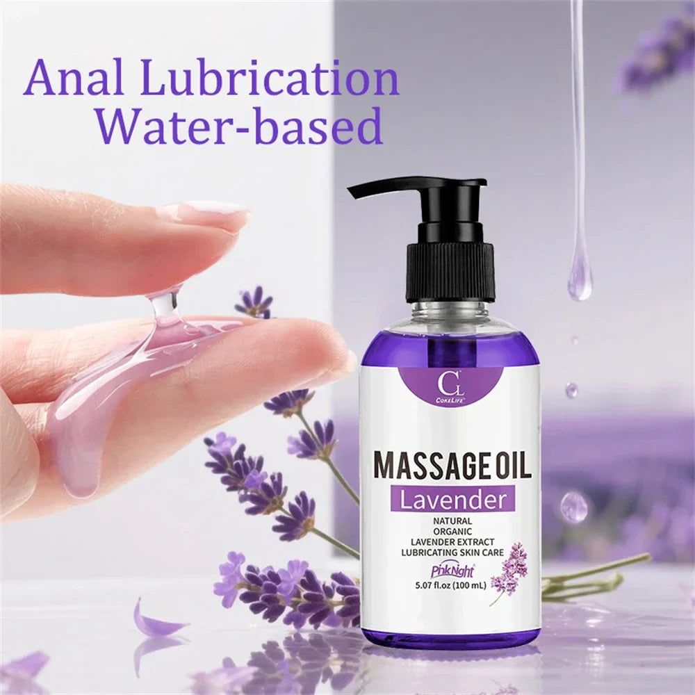 Anal Lubricant Penetration Anal Water Based Intimate Orgasm Gel Lavender Sex Lube Body Massage Oil Vaginal Sexy Toy Lubricants