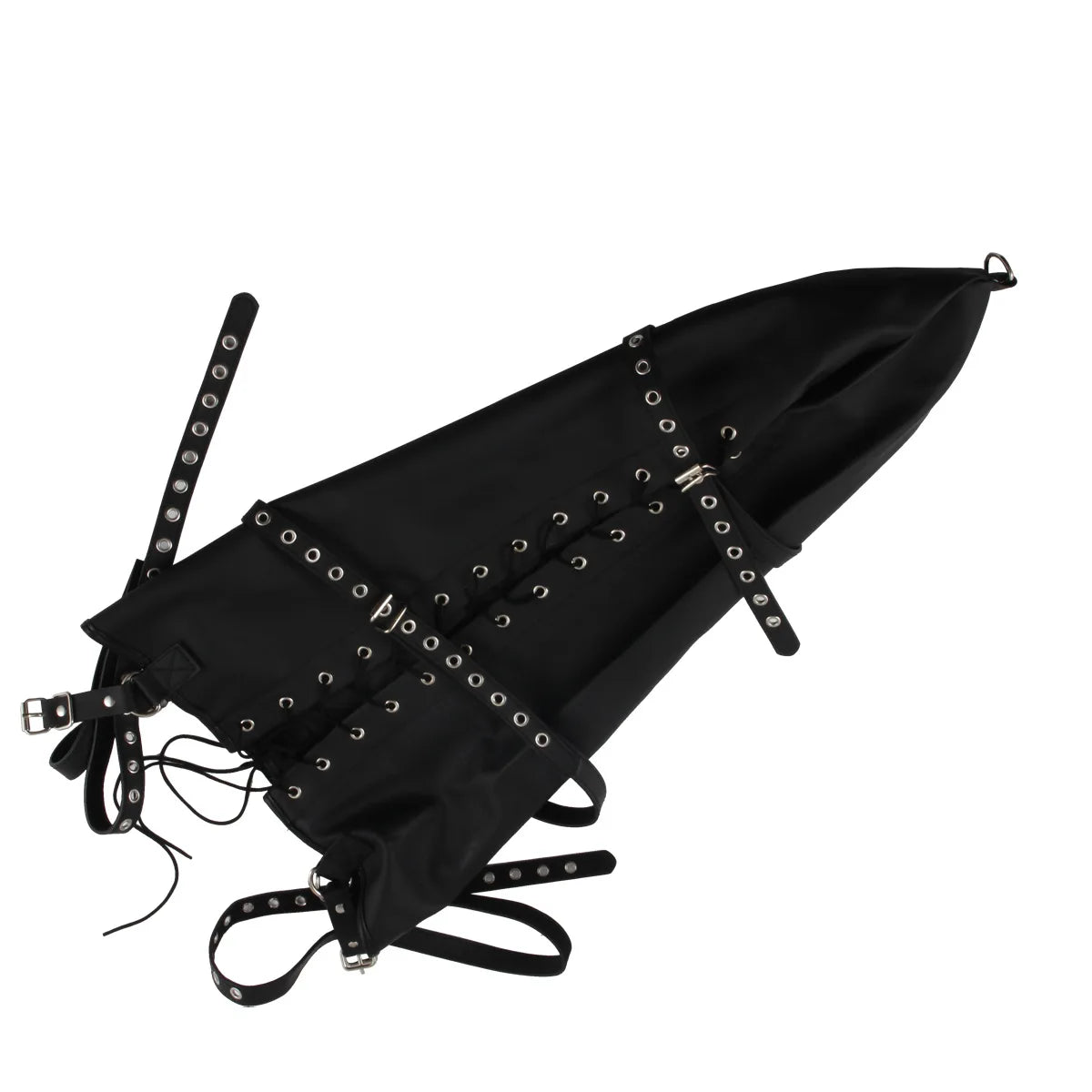 Sex Fetish Bdsm Bondage Leather Handcuffs Kit Adjustable Arm Binder Harness for Men Women Couples Restraints Cuffs Sex Toys