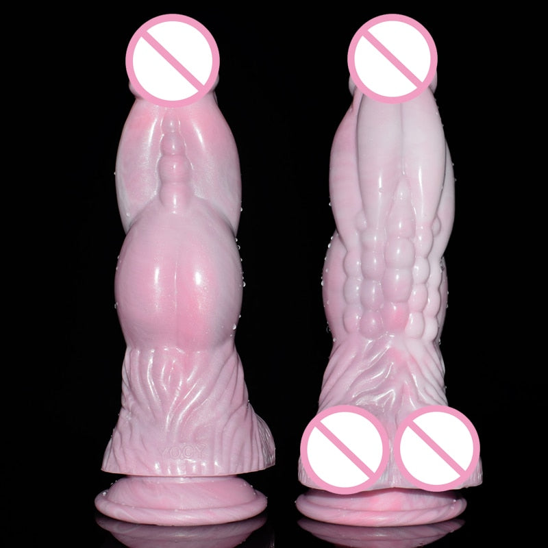 SXXY Big Belly Monster Penis with Suction Cup for Women Female Masturbator Intimate Fantasy Dildo Adults Sex Toys Anal Butt Plug
