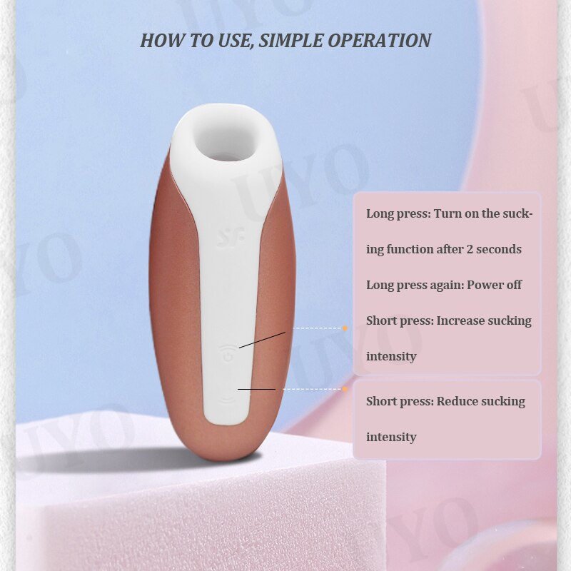 Satisfyer Love Breeze Vibrators สำหรับผู้หญิง อุปกรณ์กระตุ้นคลิตอริสและหัวนมแบบดูด รุ่น UYO ของเล่นทางเพศสำหรับผู้หญิง