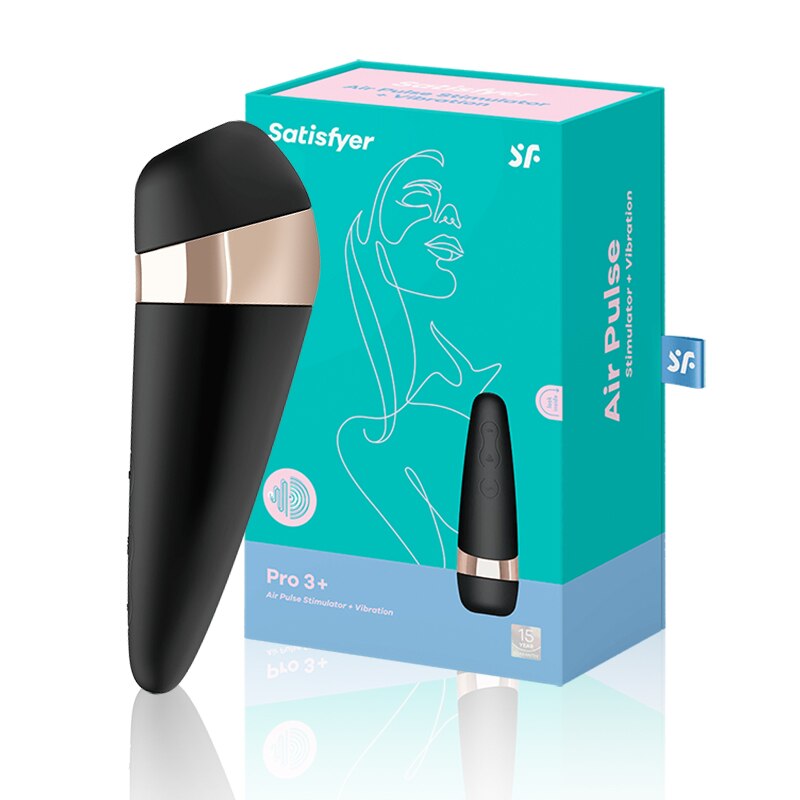 Satisfyer Pro 3 + เครื่องสั่นดูดกระตุ้นปุ่มกระสัน เครื่องดูดหัวนม ของเล่นสำหรับผู้ใหญ่เพศหญิง เครื่องสั่นดูดปุ่มกระสัน