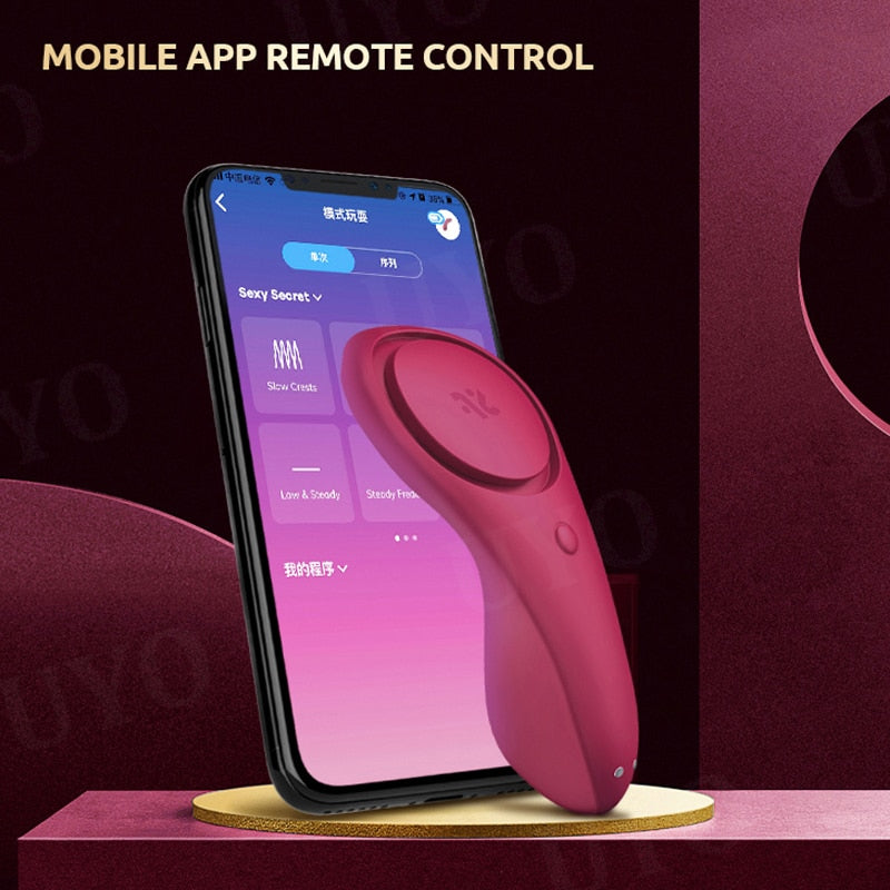 Satisfyer เซ็กซี่ Secret ซิลิโคน G-Spot Vibrator แบบพกพา Wearable APP รีโมทคอนโทรล Clitoris Stimulator UYO เพศของเล่นสำหรับผู้หญิง