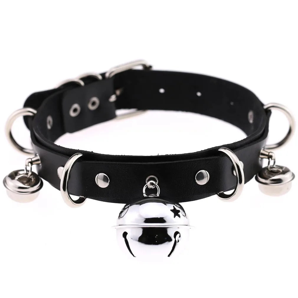 BDSM Different Style Fashion Punk Men Torques Necklace Gothic PU Leather Choker Collar Necklace Women Body Chain