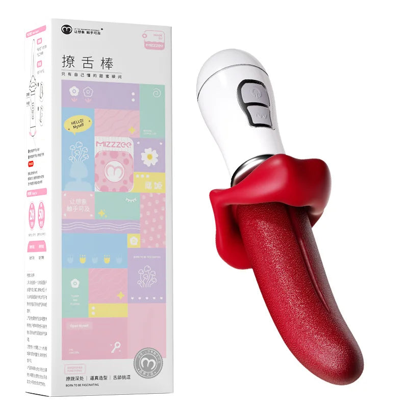 Powerful Tongue Licking Vibrator Adult Sex Toy For Women Female Masturbation Nipple Vagina Clitoris Stimulator G Spot Vibrators