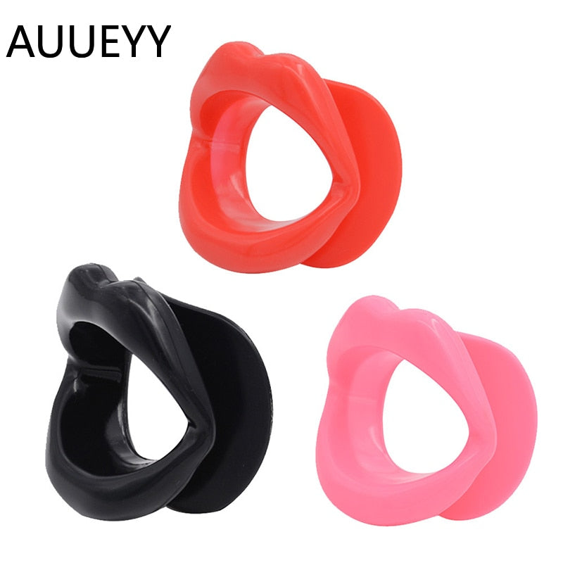 Sex Slave Silicone Lips O Ring Open Mouth Gag Oral Mouth Gag Ball Fetish Bdsm Bondage Restraints Erotic Toys Sex Toy for Couples
