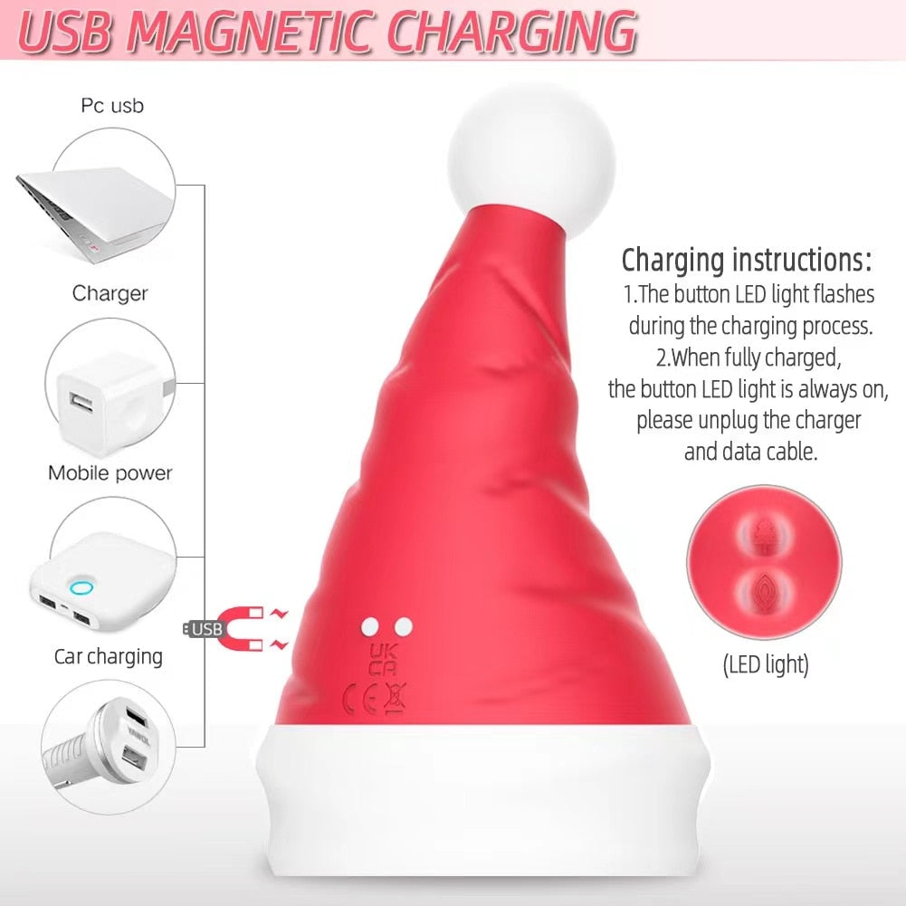 Snowman Clit Sucker Vibrator เซ็กซ์ทอยสำหรับผู้หญิงผู้ใหญ่18หัวนมคริสต์มาสหญิง Clitoris สูญญากาศกระตุ้นอมควย Oral