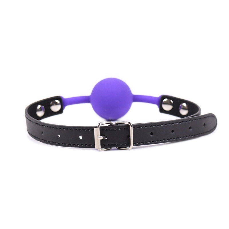 Soft Silicone Oral Gag Ball Whip BDSM Bondage Gear Slave Fetish Open Mouth Breathable Exotic Sex Toys for Couples Women Cosplay