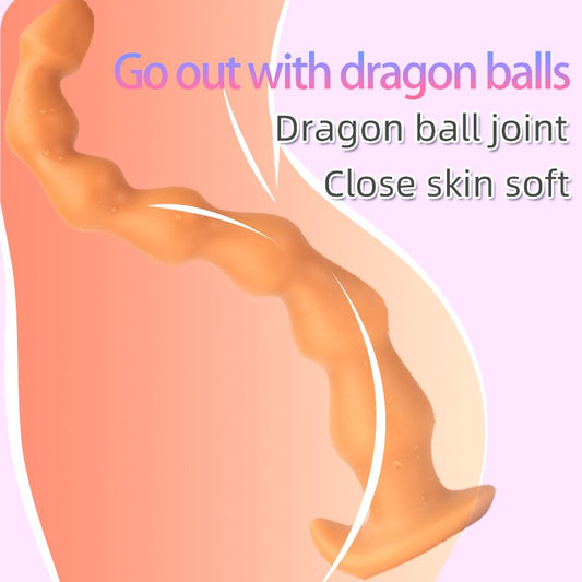 Super Long Anal Plug Penis Prostate Massage Anus Dilator Vagina Masturbation Adult for Women and Men Anal Beads Fisting Sex Toys