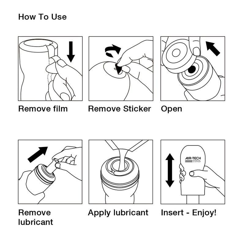 TENGA Reusable Vacuum Masturbators Original Air-Tech Soft Silicone Vagina Real Pussy Sexy Pocket Masturbation Cup Male Sex Toys