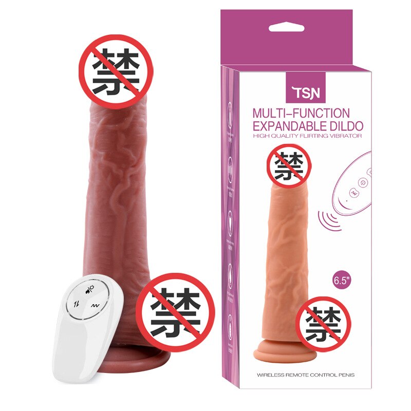 Telescopic ความร้อน Dildo Vibrator G-Spot นวดขนาดใหญ่สมจริง Penis เร้าอารมณ์ Anal เซ็กซ์ทอยสำหรับผู้หญิงผลิตภัณฑ์สำหรับผู้ใหญ่