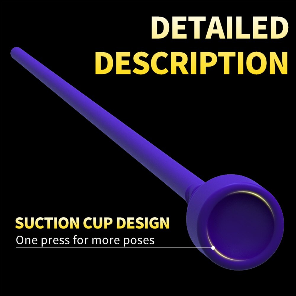 Urethral Suction Cup Penis Stimulator Urethral Plug Dilator Long Silicone Horse Rod Prostate Stimulator Sex Toys For Gay
