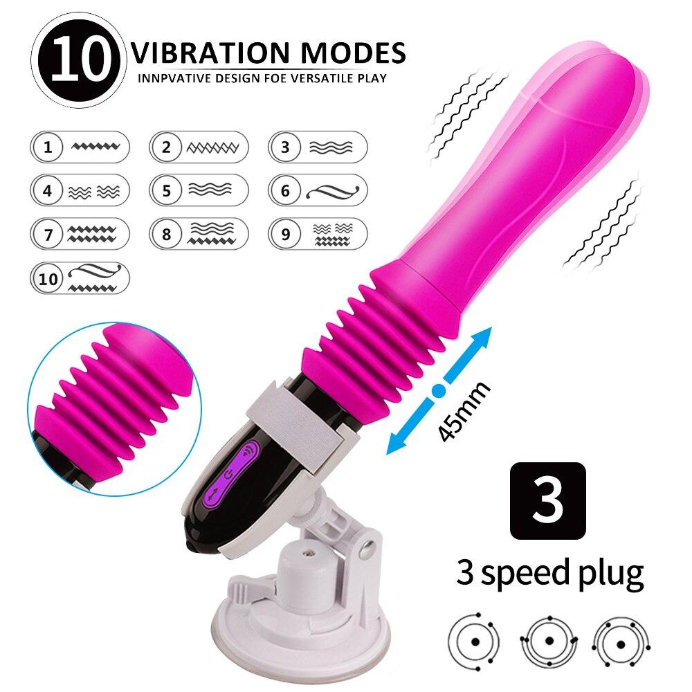Sex Fun Anal Vibrator for Orgasm Hands-free G-Spot Vibrator Vibrator with Suction Cup Sex Toy