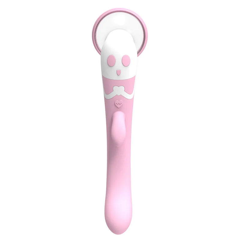 เครื่องนวดสั่นเลียคลิทอริสและของเล่นเลียคลิตอริส G-Spot ดูด เครื่องทำความร้อน การสั่นสะเทือนของผู้หญิงถึงจุดสุดยอดของหัวนม